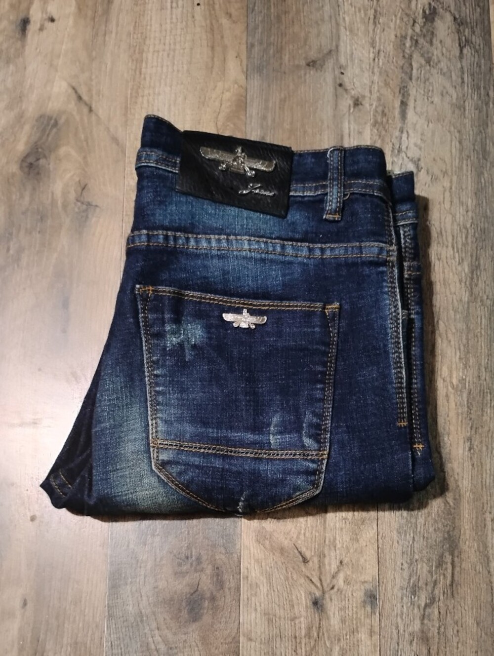 BARABAS Los Angeles Skinny Distressed Denim Jeans Men's Size: 32
